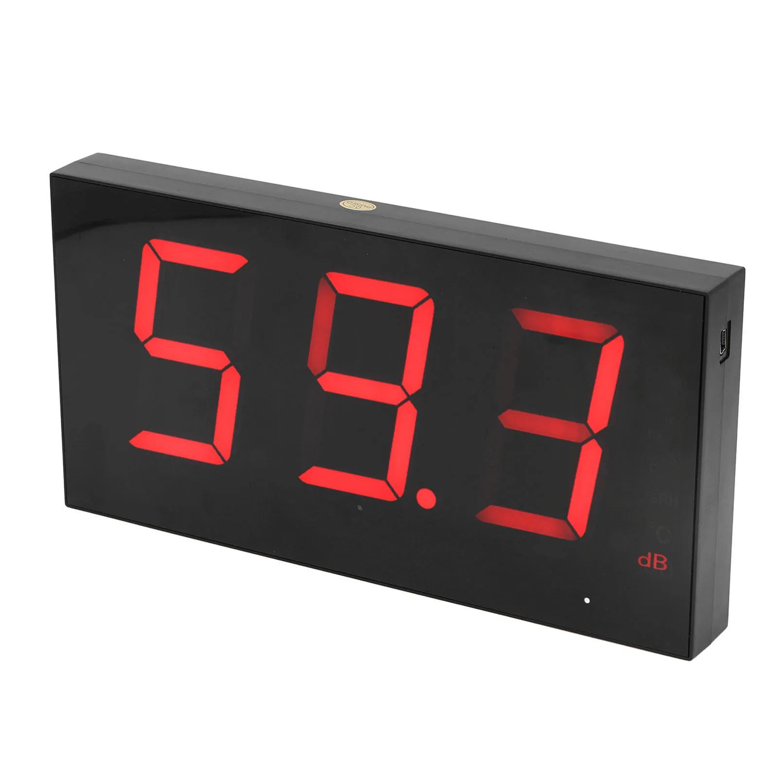 Wall Mounted Decibel Meter High Accuracy Wide Measuring Range USB Wall Hanging Sound Level Meter for Noise Monitoring