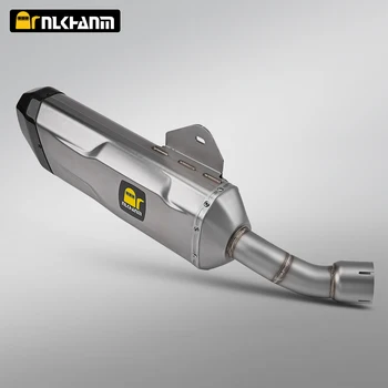 For Ninja H2 ZH2 SE Motorcycle exhaust modification muffler with link pipe for Ninja H2, ZH2 SE 2021-2023
