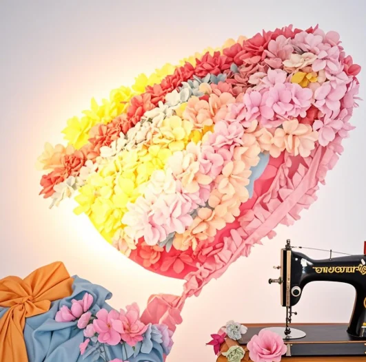 DIY Bridal Veil Shoes Wedding Clothes Crafts 1 Yard 24 Flowers Chiffon Lace Patch Fabric Webbing Decoration Flower Gift Ribbons