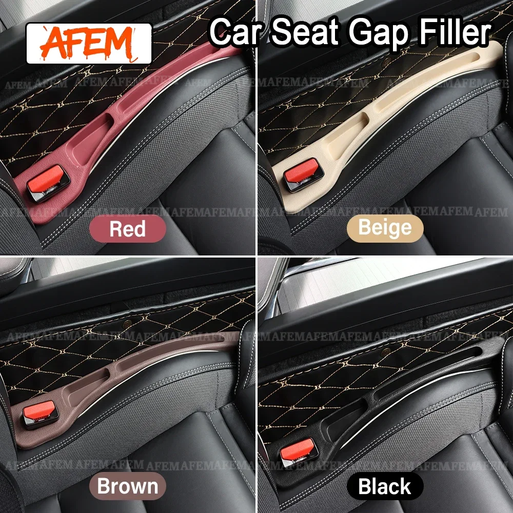 For Toyota Yaris Vitz 2006 2007 2008 2009 2010 2011 2PCS Universal Car Seat Leak Proof Strips Gap Side Seam Filler Storage