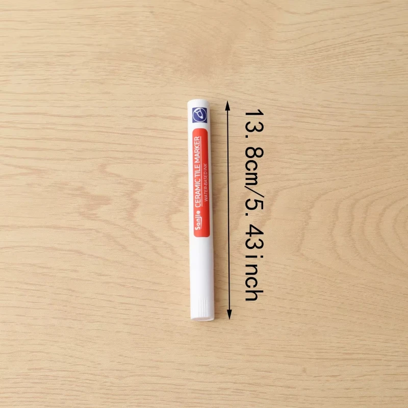 1-10 Stück Wasserdichter Fliesenmarker Fugenstift für Boden, Bad, Küche, Toilette, Wandnaht-Reparatur in Schwarz, Weiß, Gold, Beige – Detail 6
