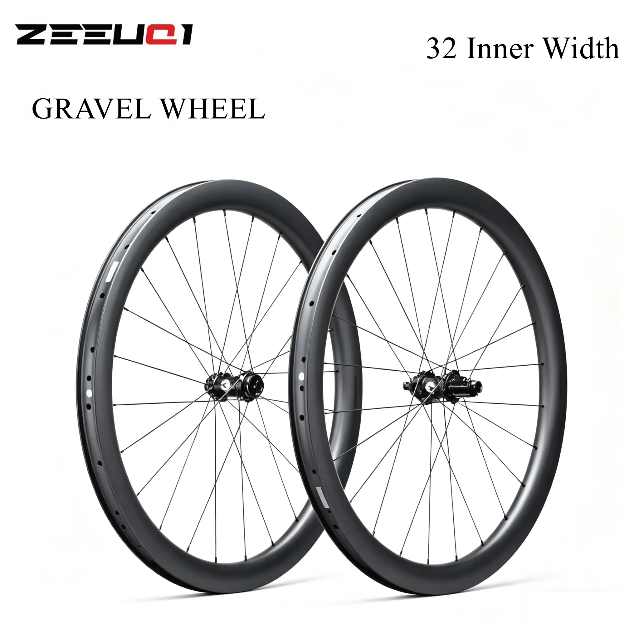 

Карбоновый колесный комплект 700C для гравийных велосипедов, внутренняя ширина 32 мм, глубина 44 мм, дисковый тормоз Center Lock, втулка с креплением 36T Ratchet, втулка HG XDR, колеса для циклокросса.