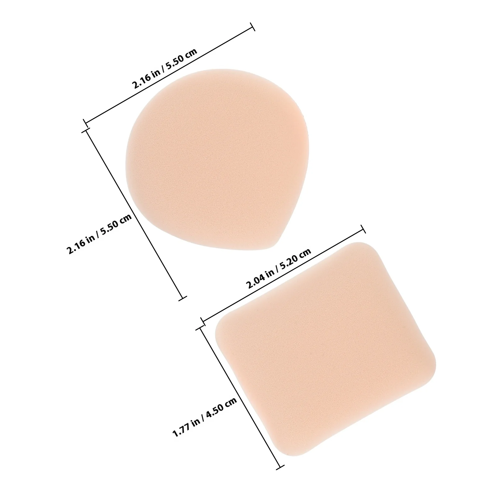 10 stuks vrouwen make-up poeder draagbare kleine poederdons set voor gezicht natuurlijke make-up applicatie gereedschap