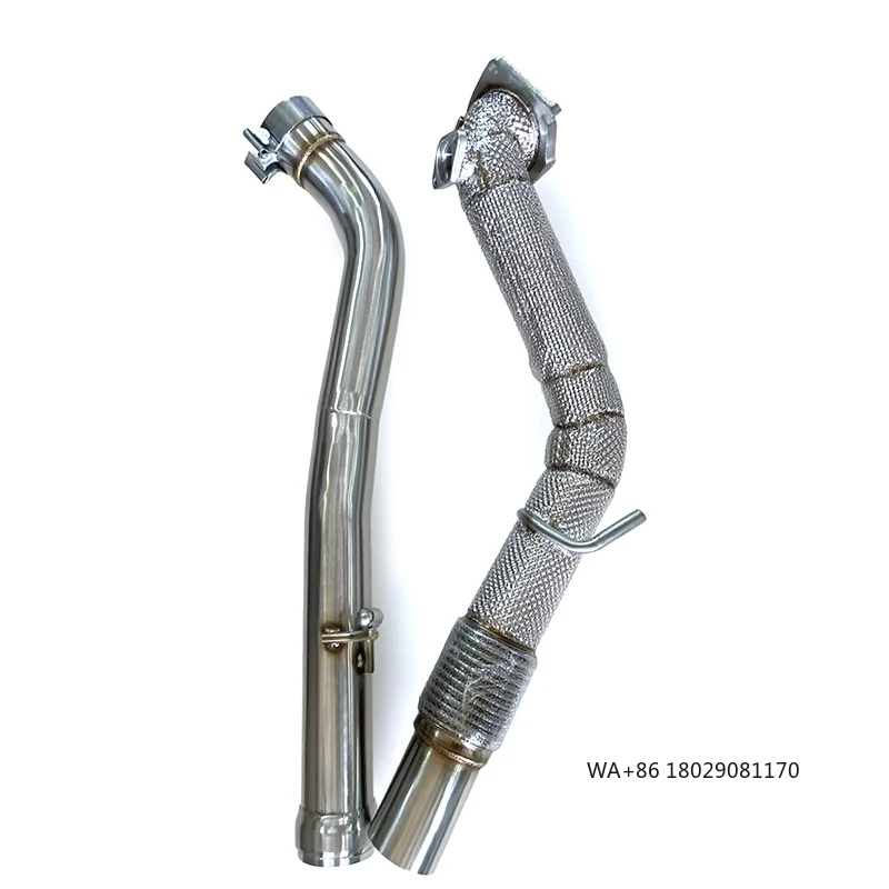 

SDO Exhaust System for Jeep Wrangler Rubicon JL 2.0T 2018-2020 Stainless Steel Without Catalyst Downpipe Exhaust Pipes