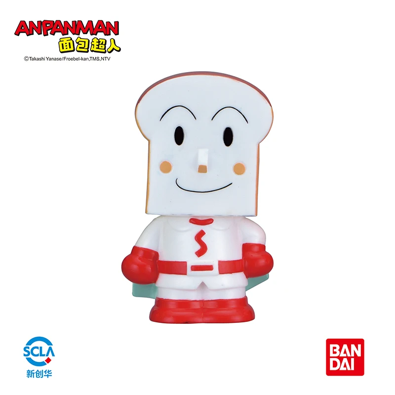 

Фабрика очков Bandai ANPANMAN, хлебный человек, щепотка звука, мягкая резиновая фигурка-тост человека, настольная фигурка, модель фигурки