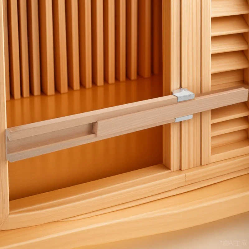 

1Set Solid Wood Drawer Slides Bottom Mount Drawer Hardware Guide for Cabinet Dresser Furniture Rail Smooth Quiet Function