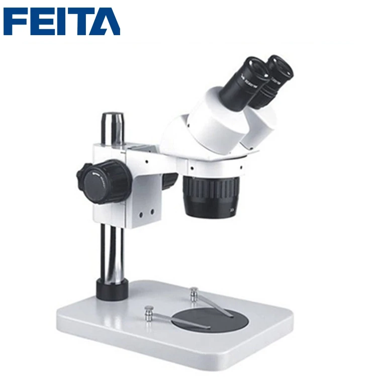 FT-6024B1 Binocular stereo microscope with led lamp best quality FEITA