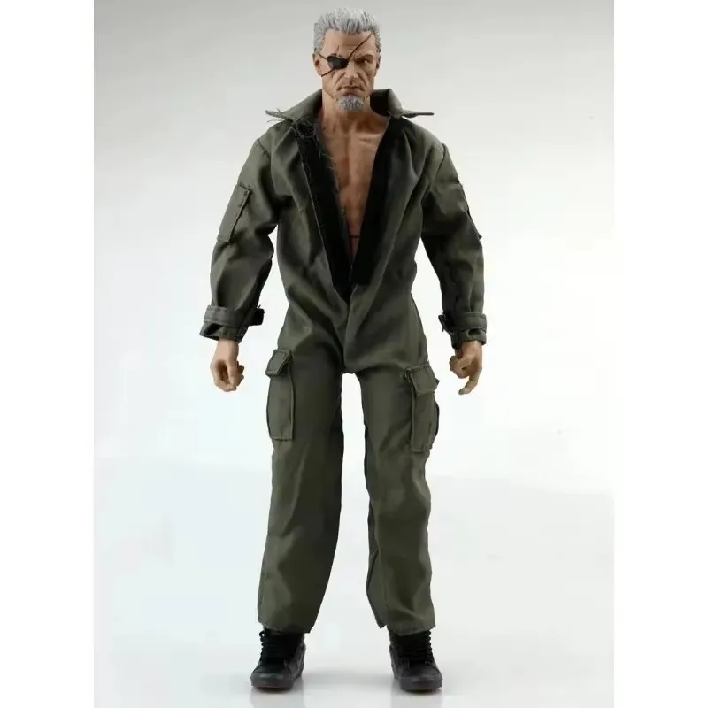 Uniforme de piloto de soldado masculino a escala 1/6, mono verde oscuro, modelo para accesorios de escena corporal de 12 pulgadas, figuras de acción