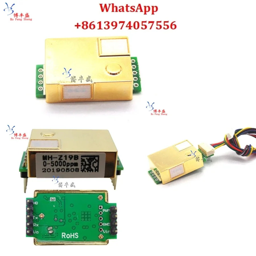 CO2 sensor CO2 MH-Z19B with terminals UART PWM digital multiple outputs, gas