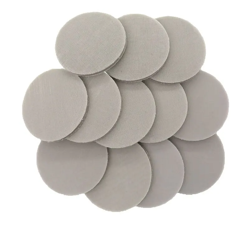 Papier de verre en mousse éponge 2/3 pouces 50/75mm disque de ponçage sec et humide 3/5 pièces 320-8000 grain tampon de polissage tampon papier de ponçage boucle de crochet