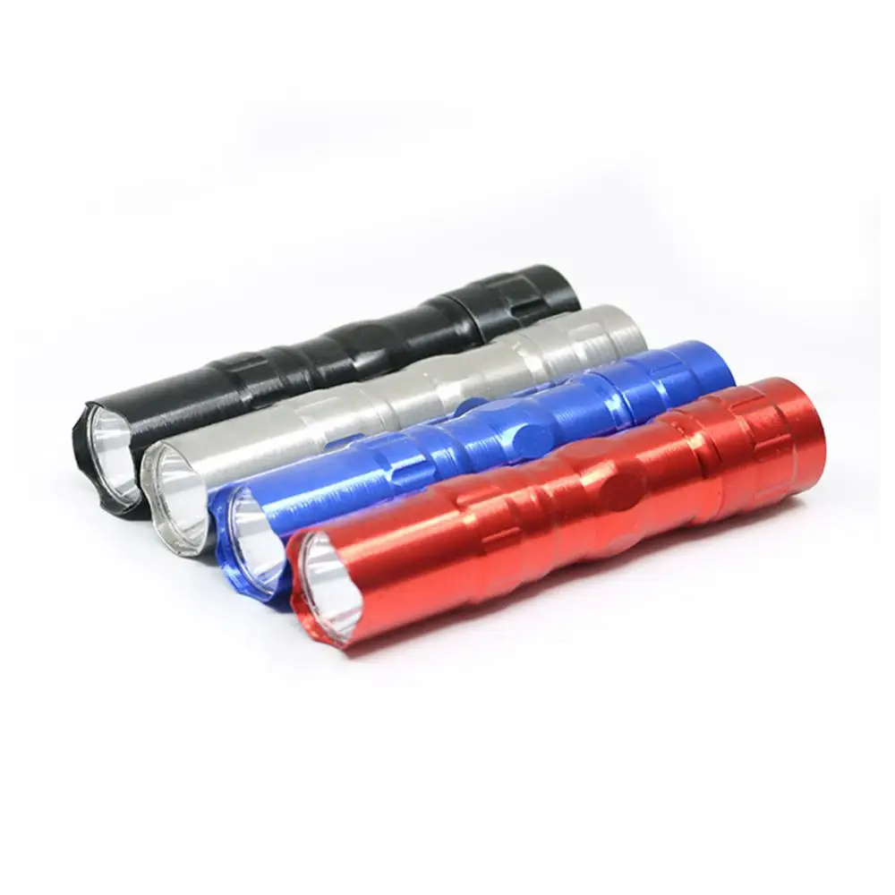 LED Mini Flashlight Outdoor Waterproof Ultra Bright Flashlight Without Battery Portable Torch For Camping Hiking Outdoor Tools