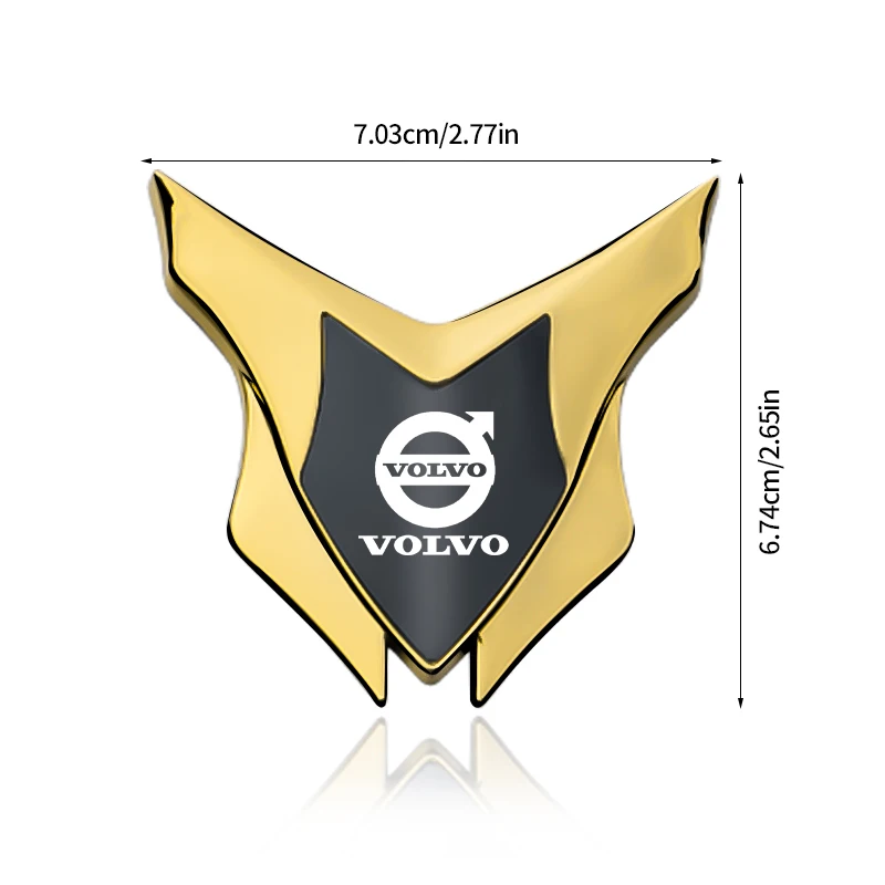 

3D emblem sticker car fender emblem trunk sticker for Volvo XC60 S90 XC90 S60 XC40 V60 V90 S40 EX30 C40 C70 accessories