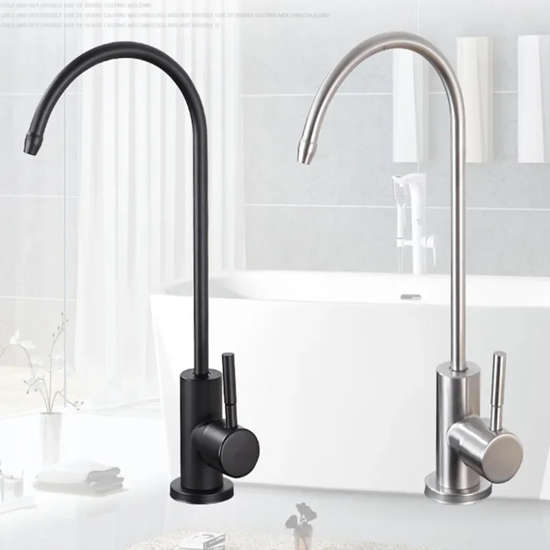 304 Stainless Steel Kitchen Water Purifier, Single Cooling Rotatable Water Purifier, Direct Drinking Water Faucet image 4