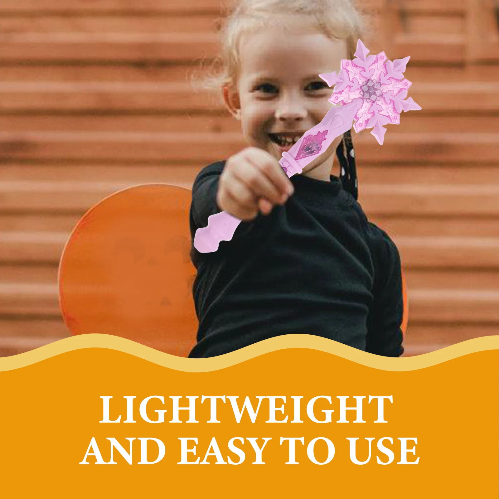 

Snow Magic Wand Toy Christmas Light Up Glow Snowflake Wand Kid Girls Princess Cosplay Light Up Snowflake Wand For Kids Party