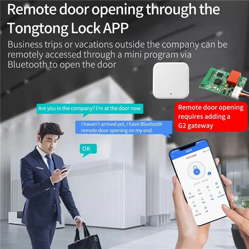5X TTLOCK App Remote Electronic Lock Module Board Lock Module Relay Output Door Access Control System-Y41A