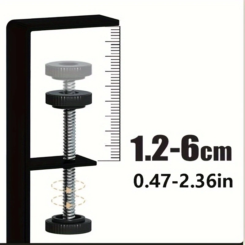 Under Desk Cable Management Tray No Drill Metal Mesh Cable Management Under Desk with Clamp Mount