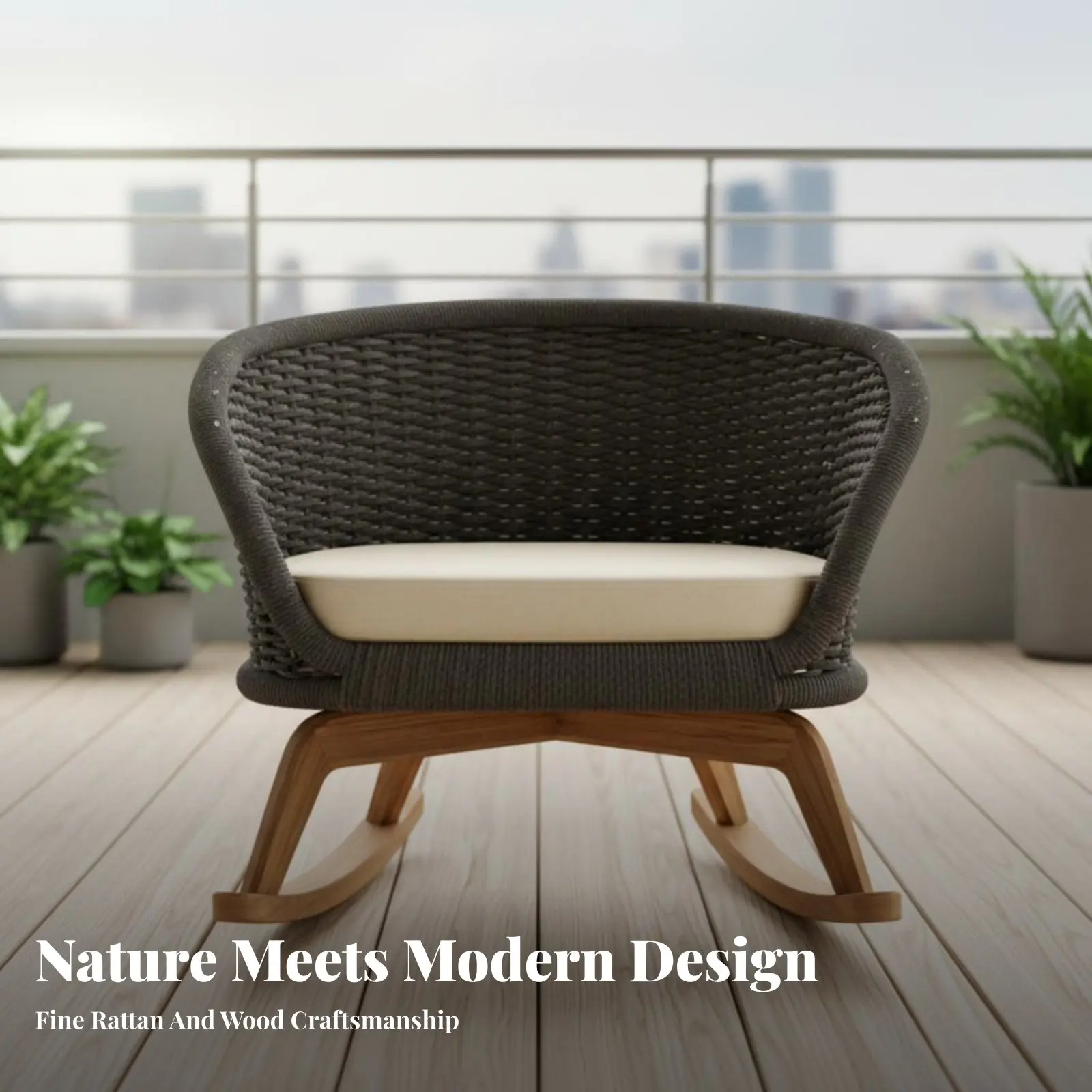 

Комплект из 4 предметов: плетеная мебель для бесед на открытом воздухе, устойчивая к непогоде, с толстыми подушками для взрослых