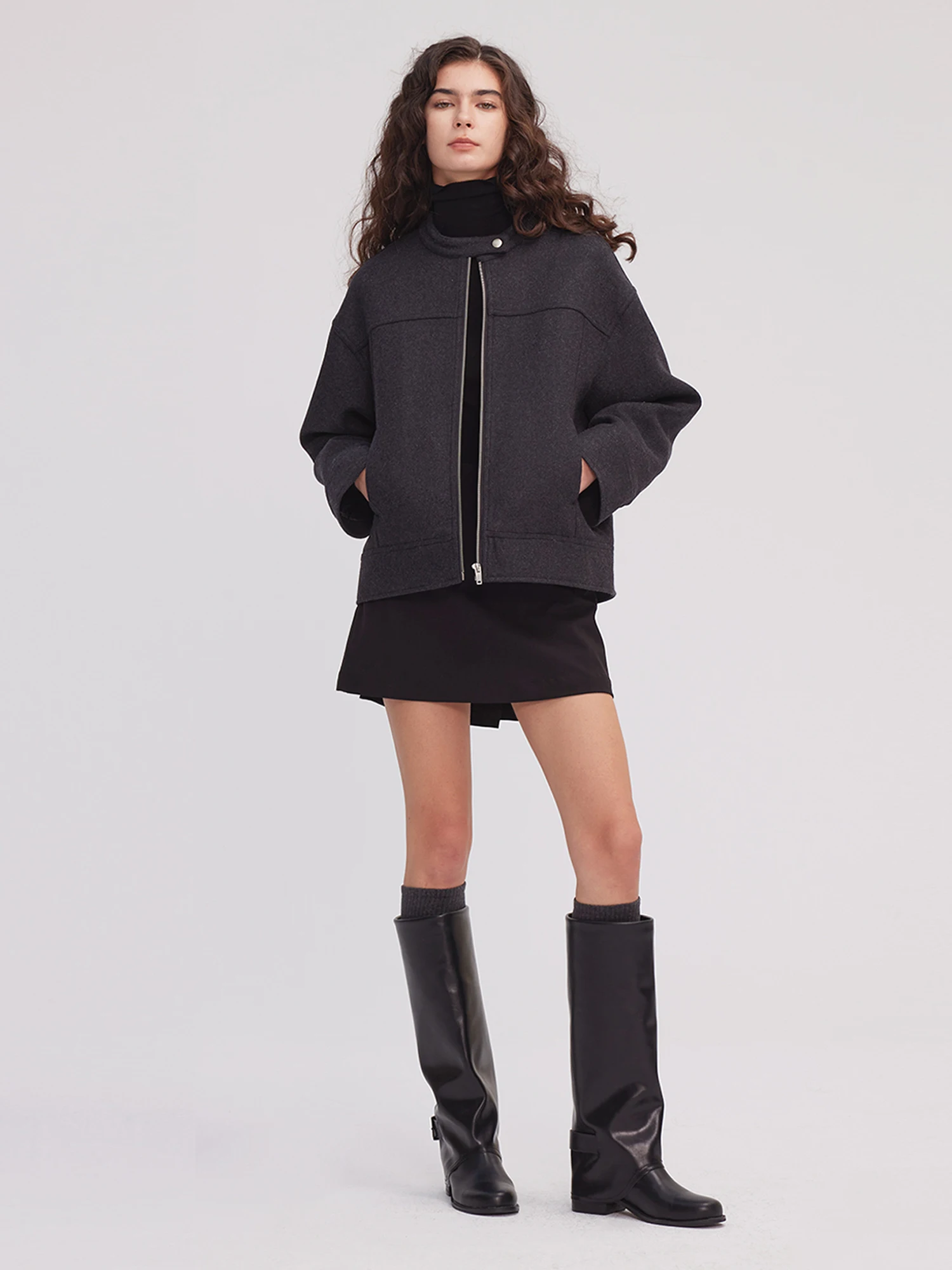 

Новое женское шерстяное пальто Deep ey: осенне-зимняя коллекция, модное, премиум-класса, приталенное, в корейском стиле, для повседневной носки