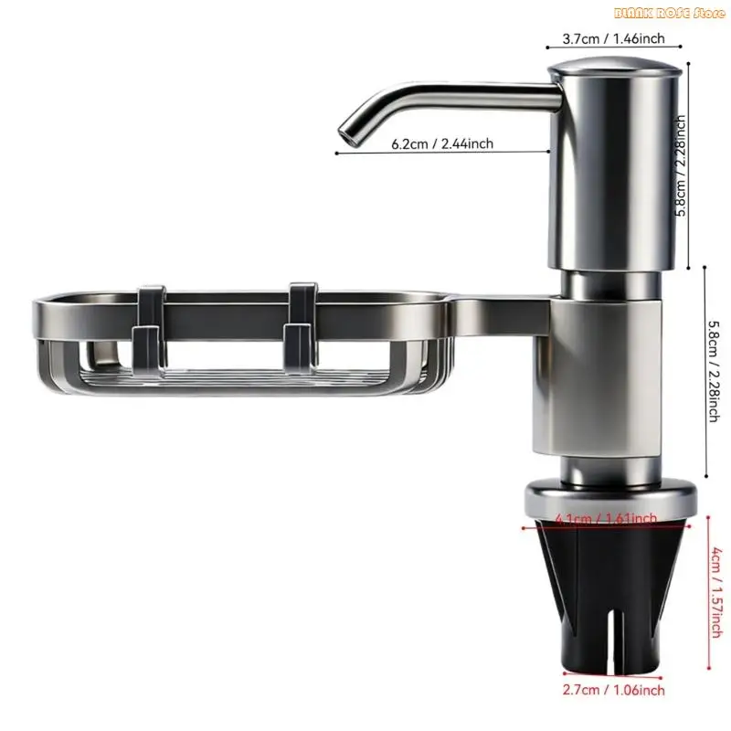 

K1AE Modern Stainless Steel Soap Dispenser Easy To Install And Clean For Home Use