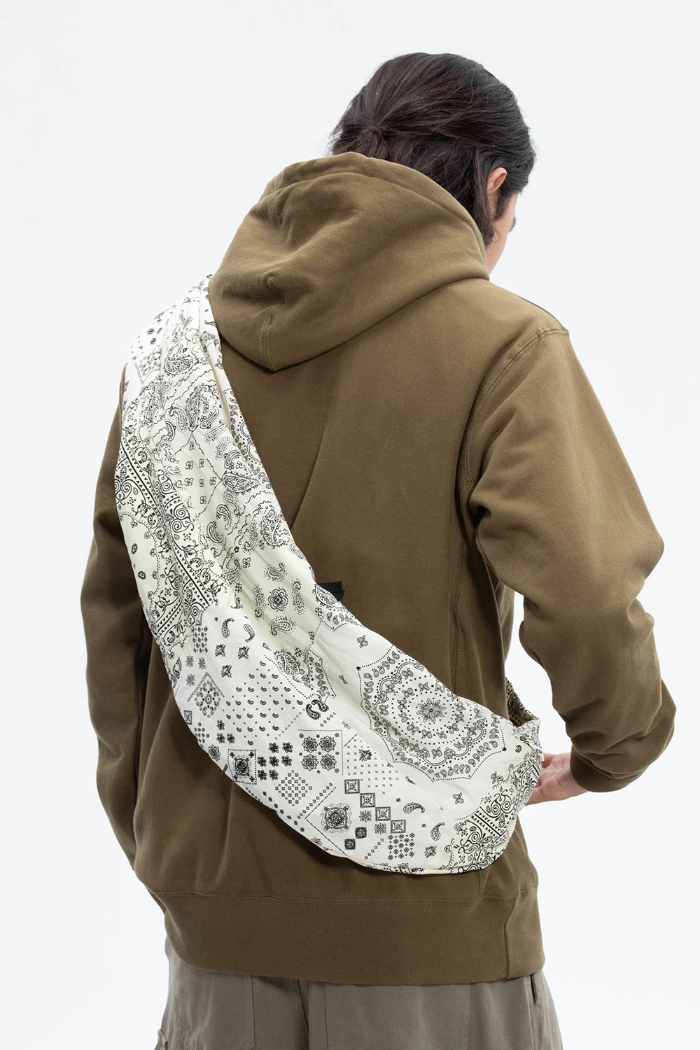 Shounenn Original Macaque Flower Splicing Waist Bag Crossbody Bag Leisure Style Youth Fashion Printed Soft Polyester Backpack
