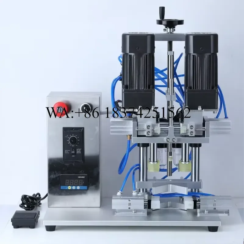 Wmwmnu Automatic Pneumatic Capping Liquid Bottle Sealing Device for Screw Top Unicorn Juice Cap 10-60mm