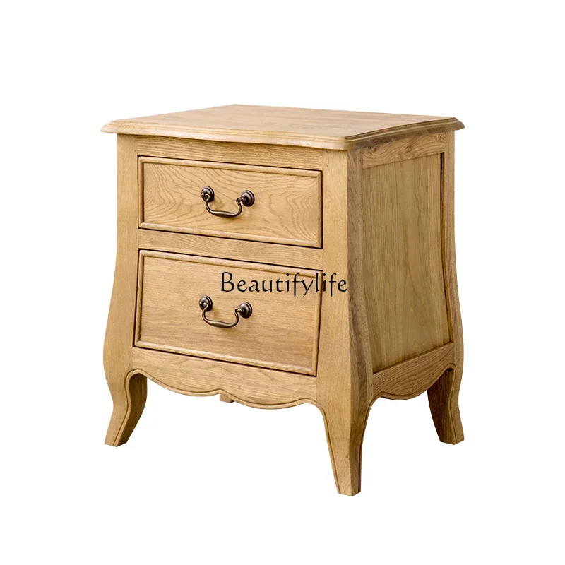 

FG17European antique American solid wood European and American rural pastoral style bedroom corner cabinet
