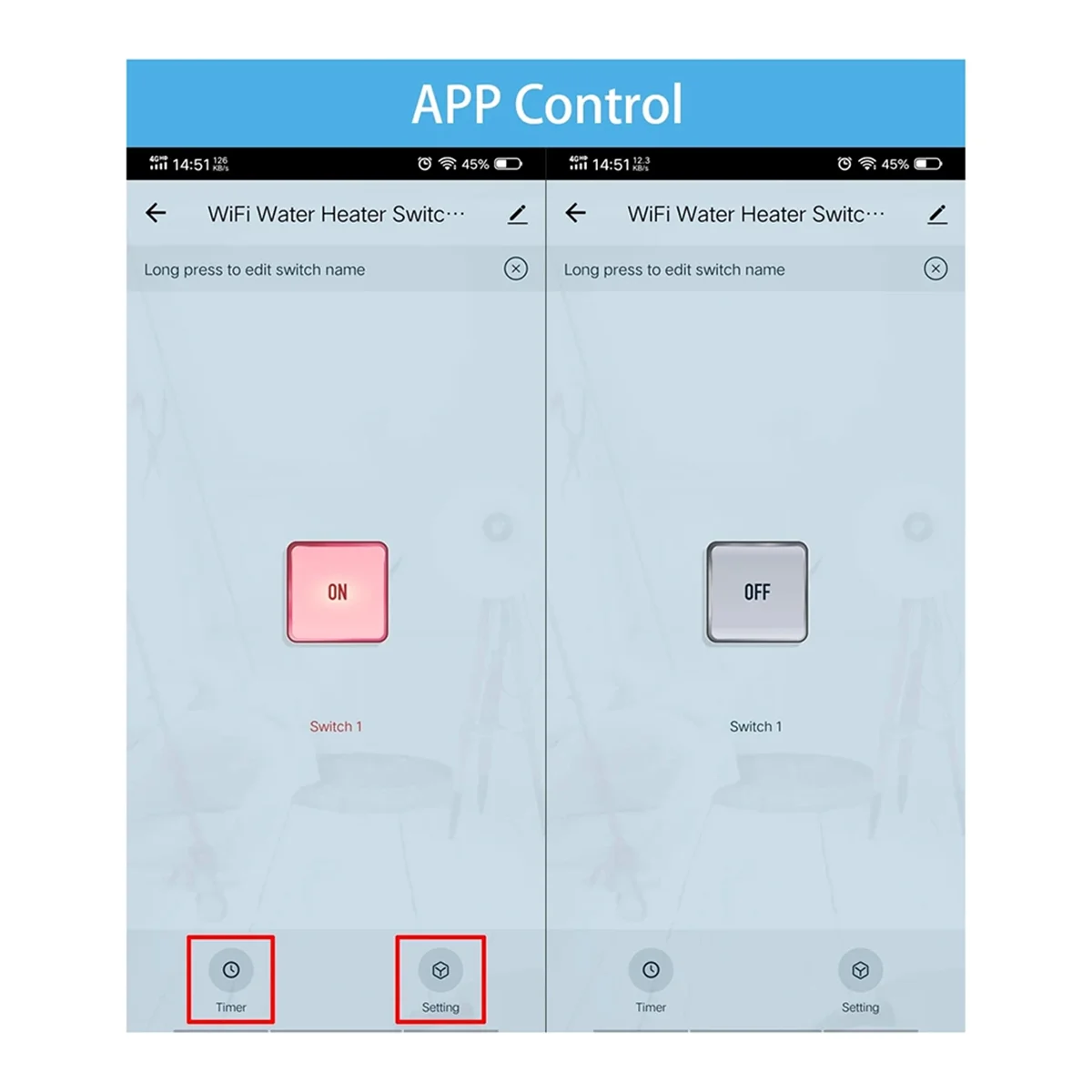 AD41-Smart Life Boiler Switch WiFi 20A قطاع دارة عالي الطاقة للإضاءة سخان المياه A/C يعمل مع Google Home Alexa