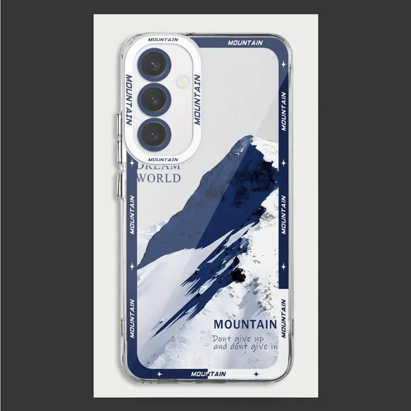 Custodia per telefono da montagna da neve per Honor X9a 5G 90 Lite X8 4G X8a X7b X9b 5G X8b Cover in Silicone trasparente