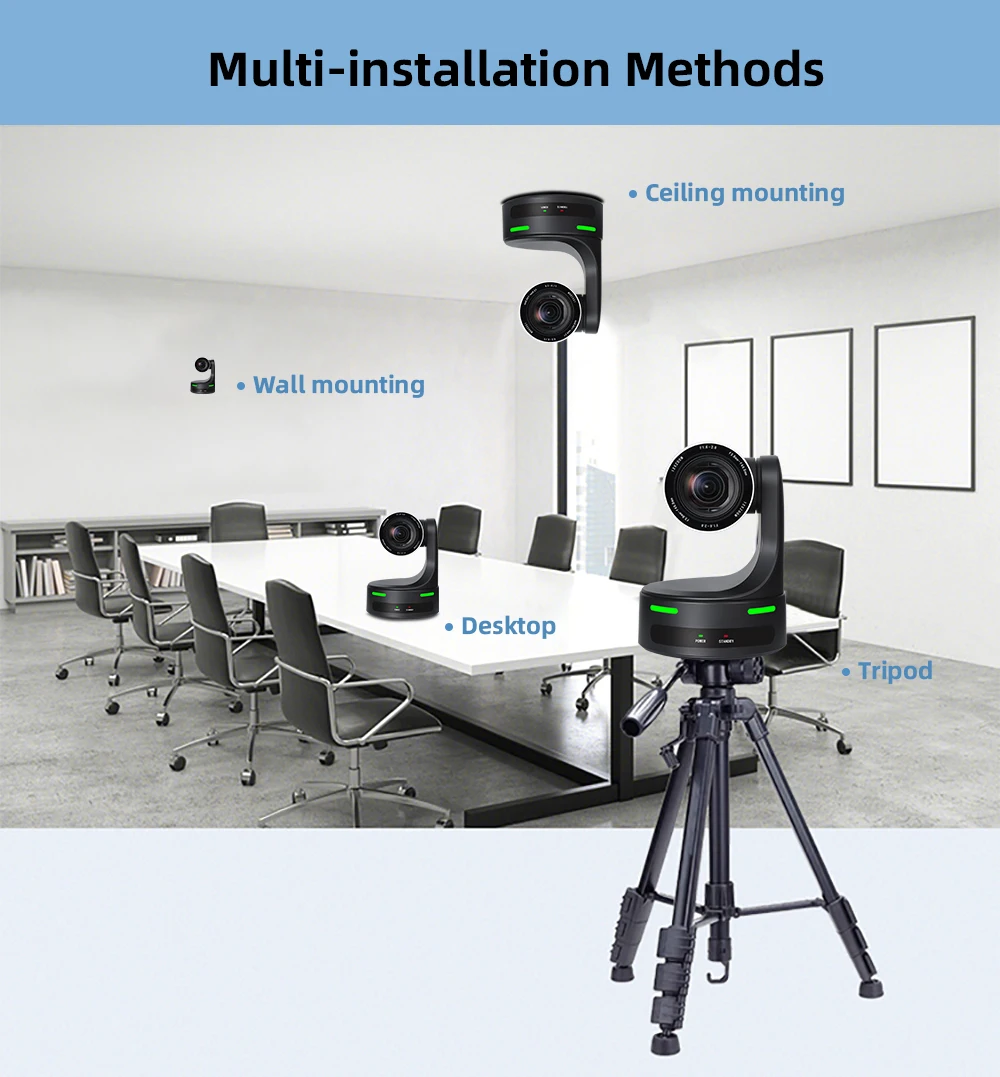 HD 1080P Ptz SDI Camera With Ndi For Live Streaming Video Conference System For Translation Function