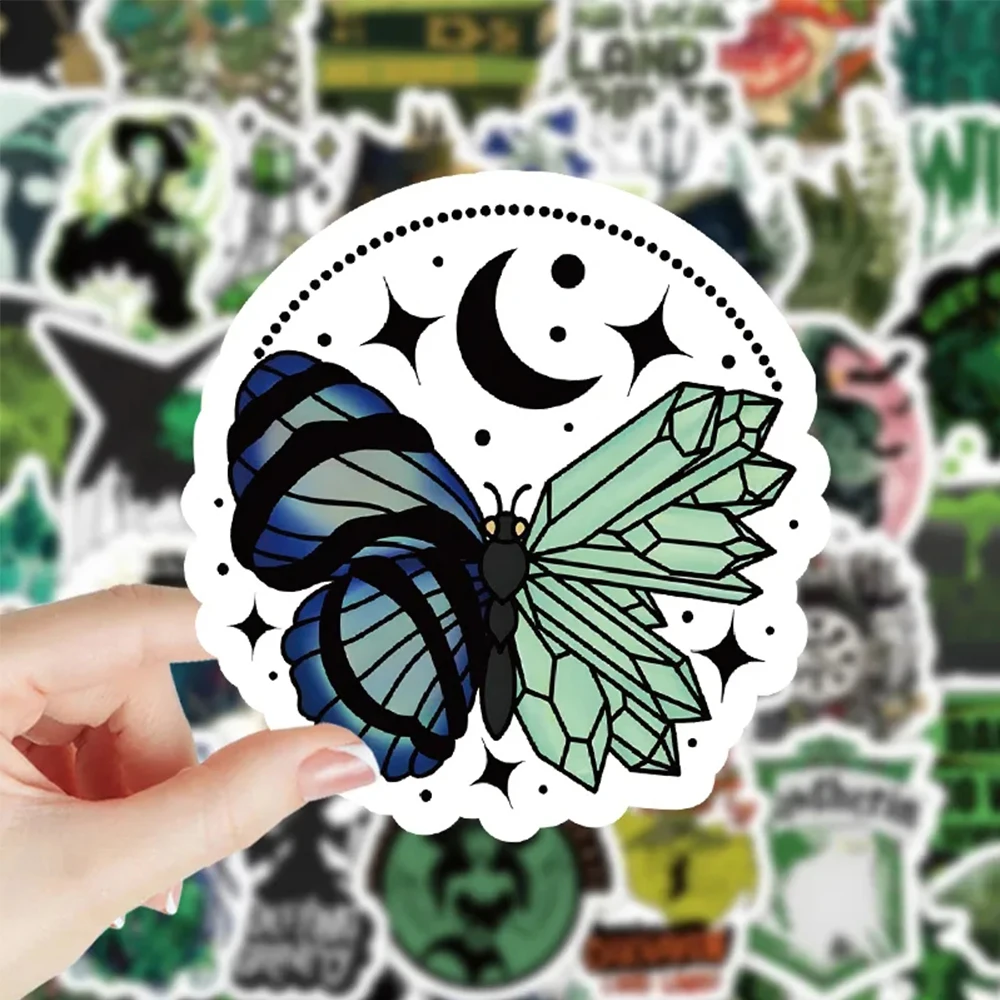 

10/30/50/100pcs Retro Forest Magic Witch Cartoon Stickers Goth Aesthetic Decal DIY Luggage Phone Notebook Cool Sticker Toy Decor
