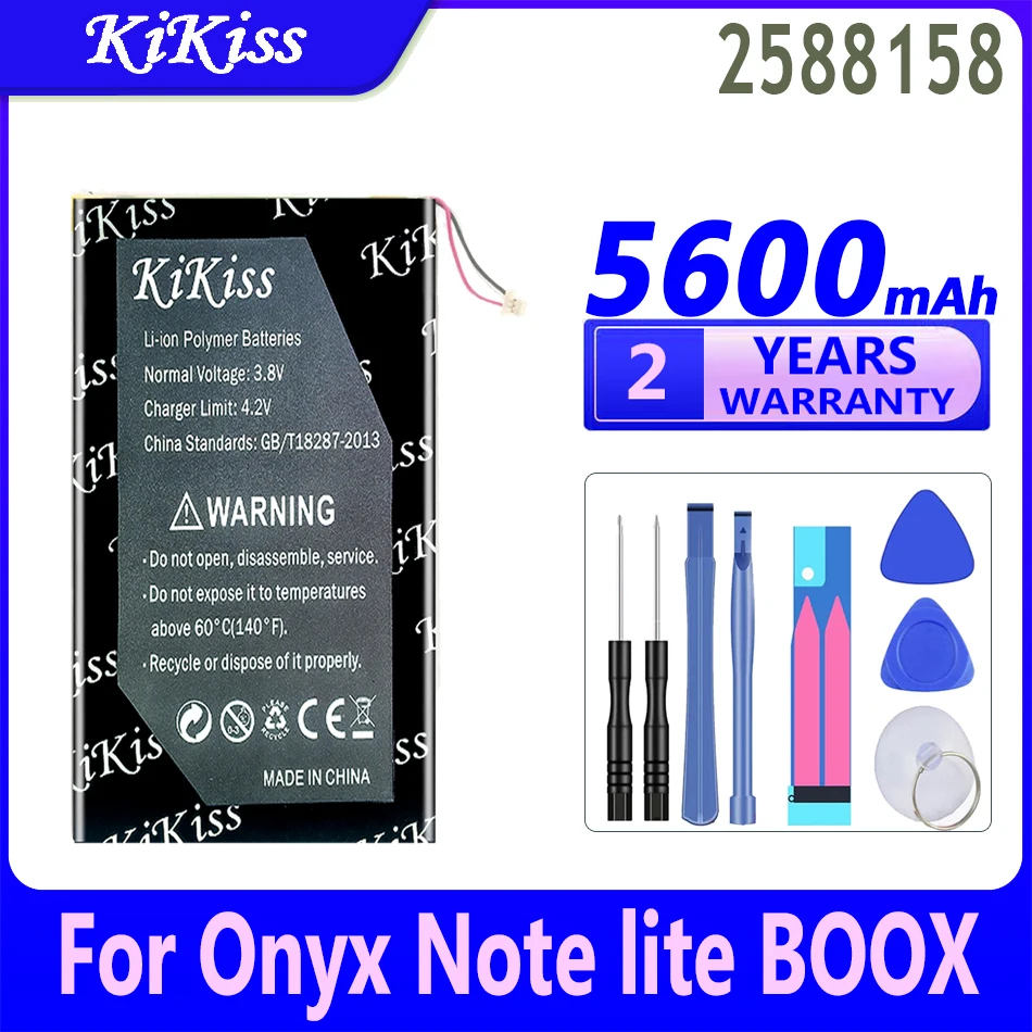 

Мощная батарея 5600 мАч KiKiss 2588158 для Onyx Note lite BOOX MAX2 MAX 2 NOTE 1 2 3 NOTE1 NOTE2 NOTE3/M96C M96 plus M96plus