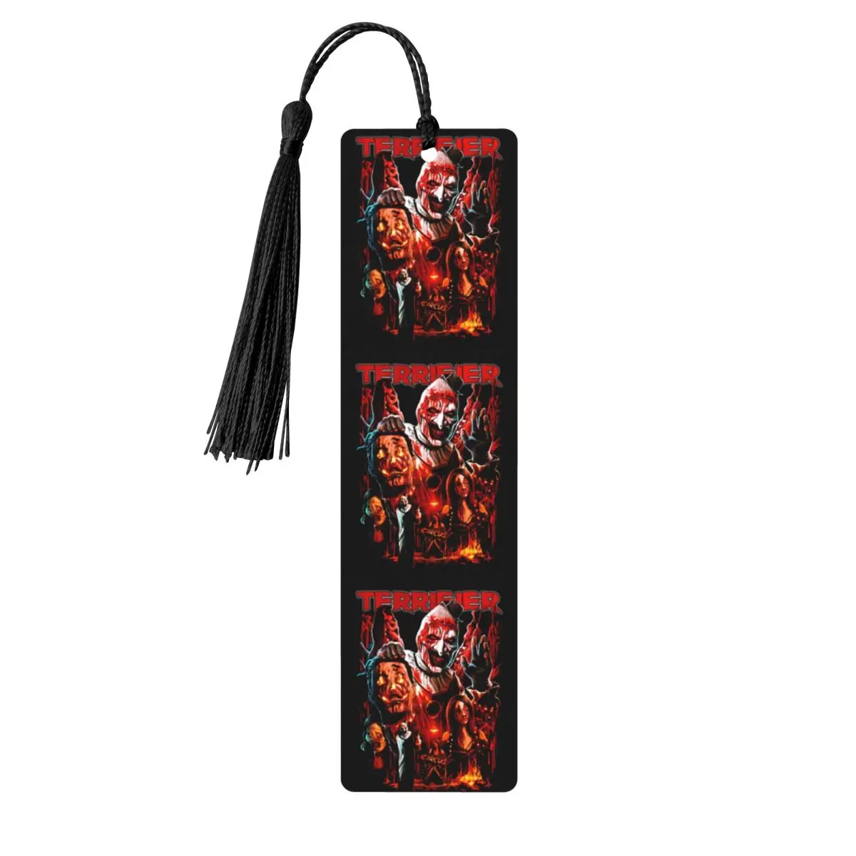 Bloody T-Terrifiers Bookmarks For Books Stationery Cute Scary Horror Movie Reading Accessory Perfect Students Gifts Book Mark