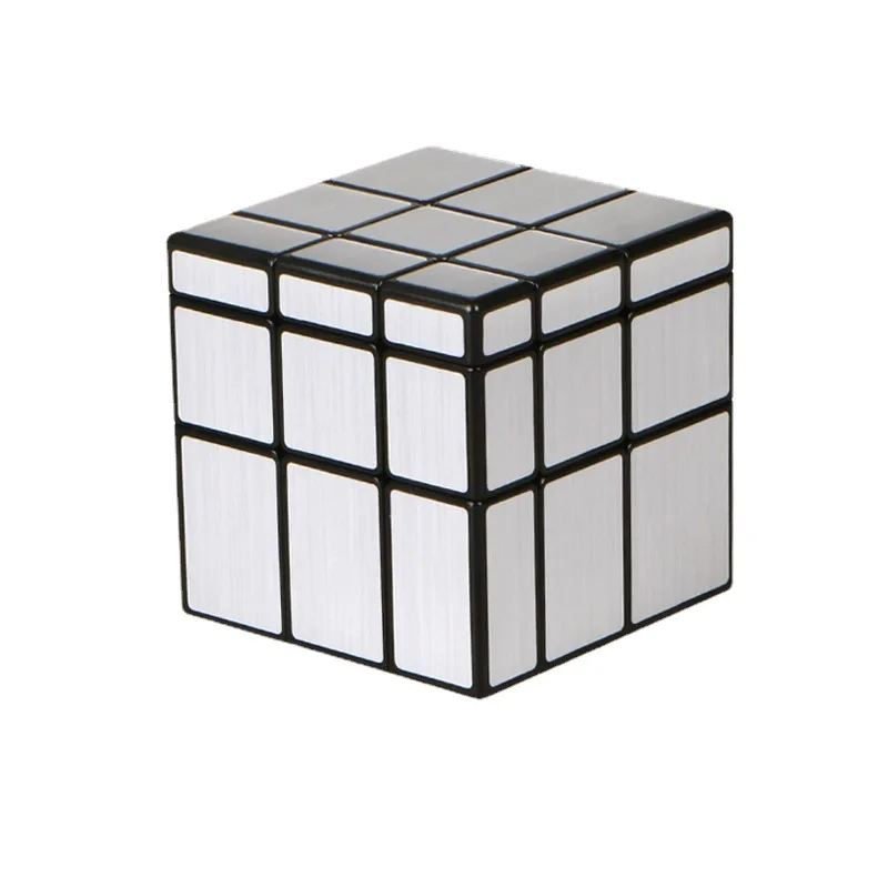 

2/3 Layers Magical Mirror Cube Silver Professional Speed Cubes Puzzles Educational Toys for Children Adults Gifts