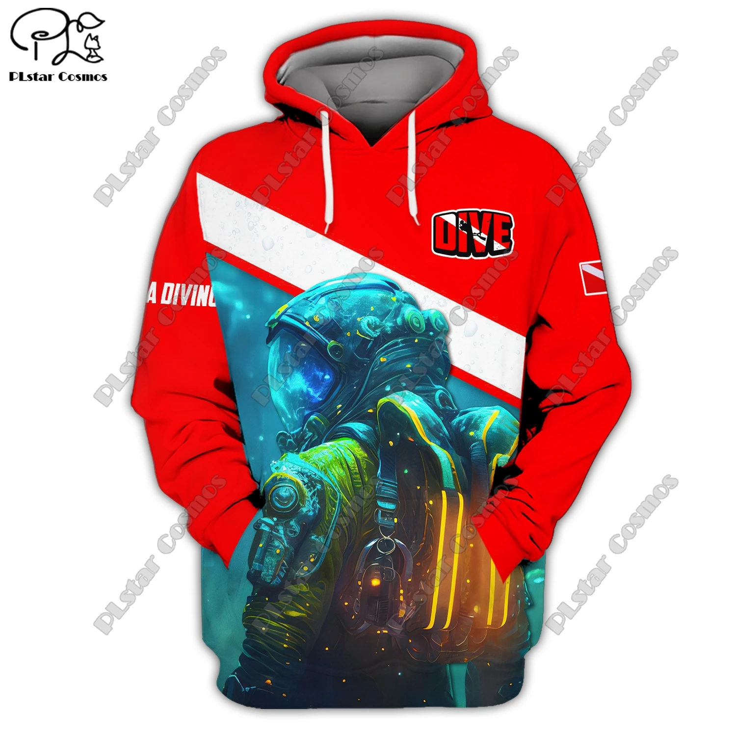 3D Printing New Sports Series Diving Art Unisex Clothing Fun Casual Hoodie/Sweatshirt/Zip/Jacket/T-Shirt Q-2