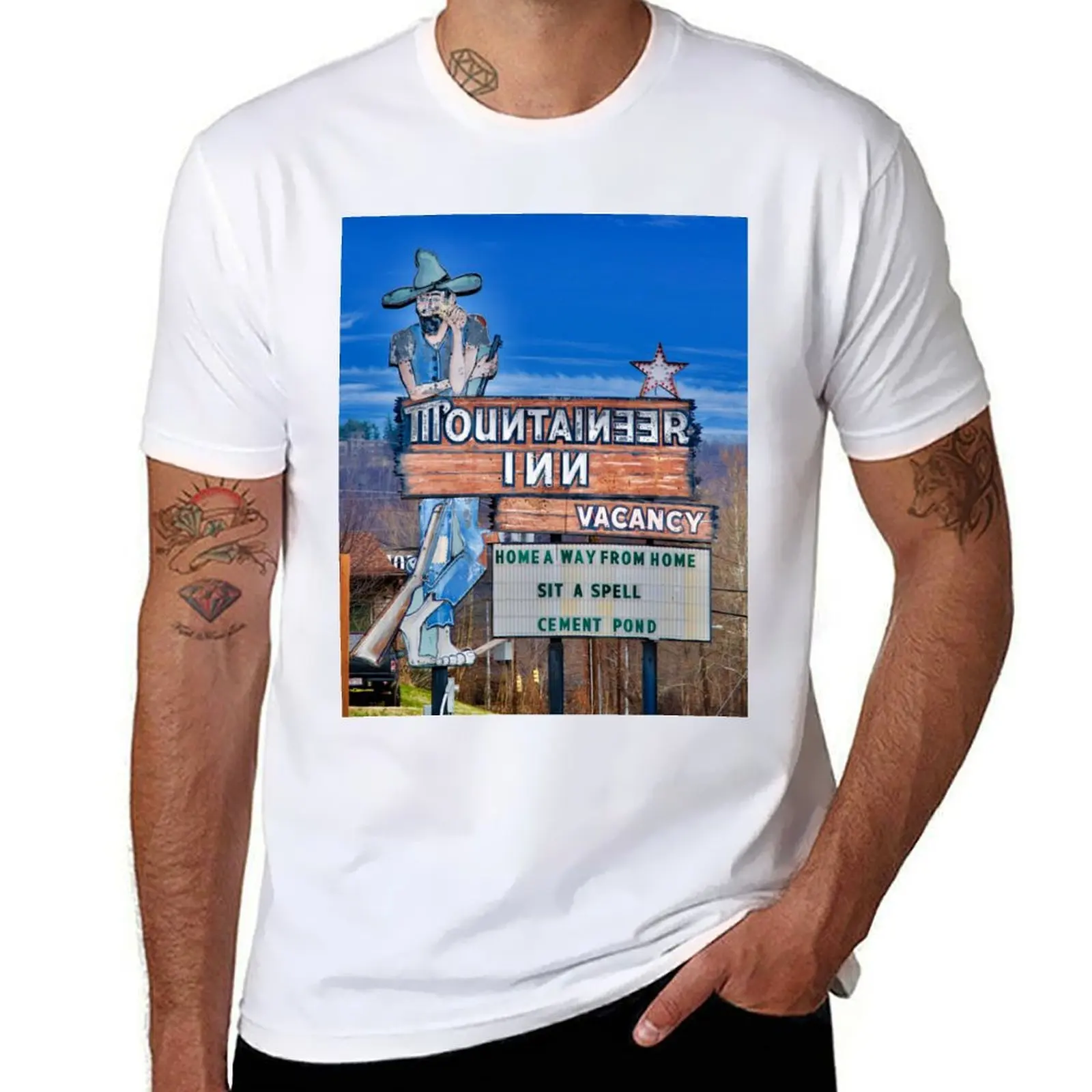 

Mountaineer Inn, Asheville, NC T-Shirt blanks boys animal print street wear plus size men clothing