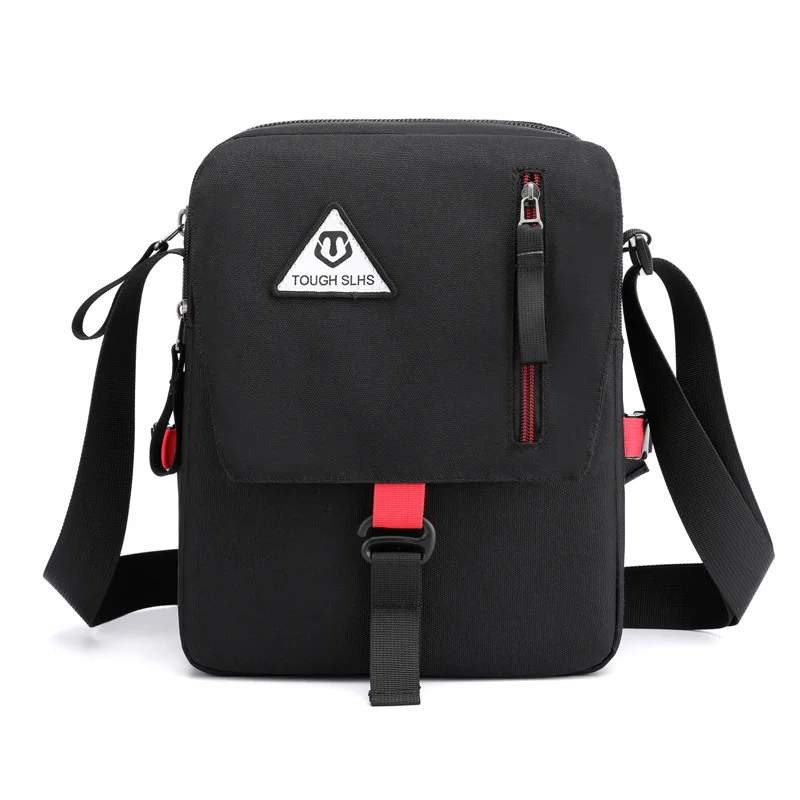 New men's leisure messenger bag trend versatile men's bag multifunctional Oxford cloth single shoulder bag