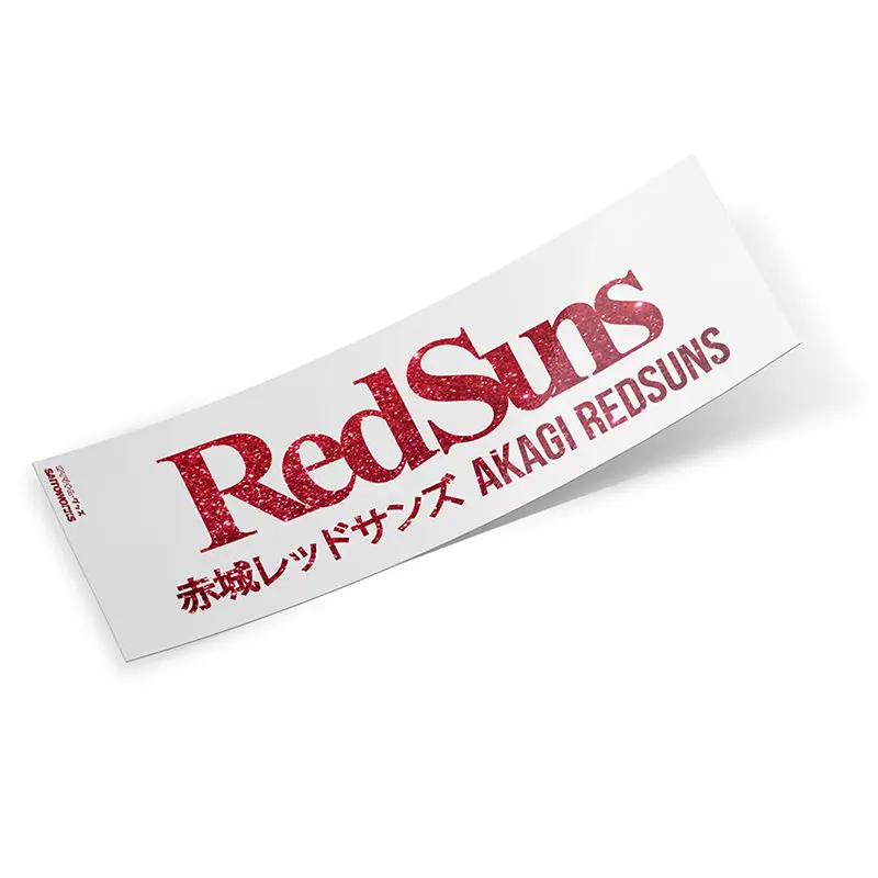 

TT for Initial D Akagi Red Suns Car Sticker Creativite Waterproof Bumper Decal Air Conditioner Decoration Stickers Accessories