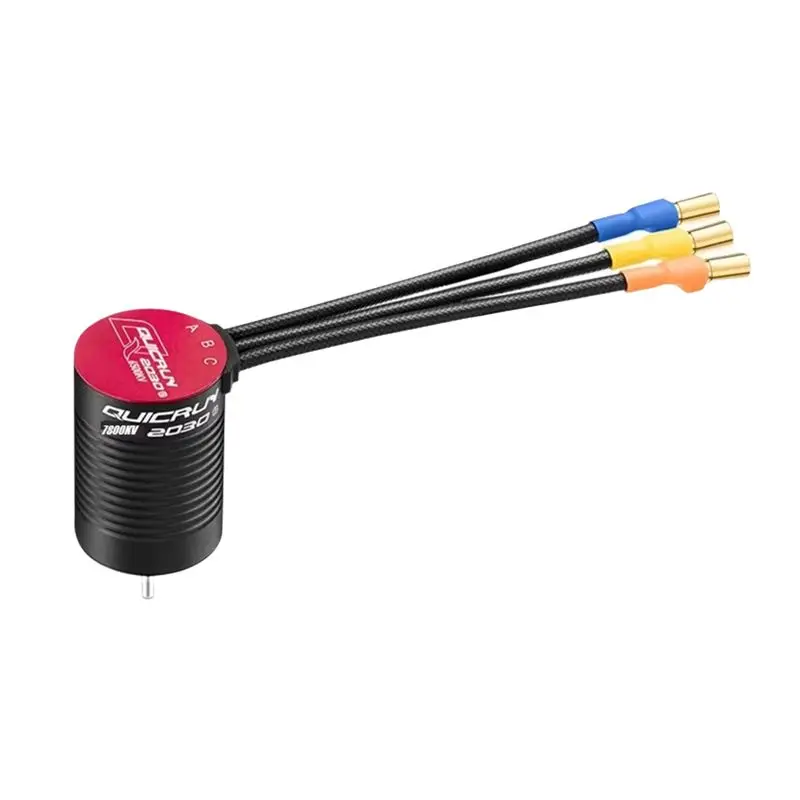 AS96-For QUICRUN-2030SL-G2 Motor 7800KV For Quicrun WP 16BL30 G2 ESC Motor For 1/16 1/18 Entertainment Vehicles