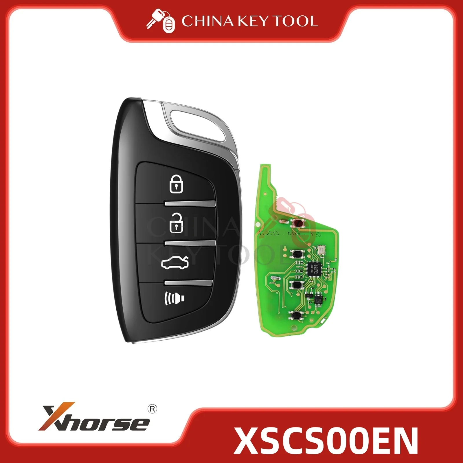 Xhorse Smart Remote Key Colorful Crystal Style 4 Buttons XSCS00EN