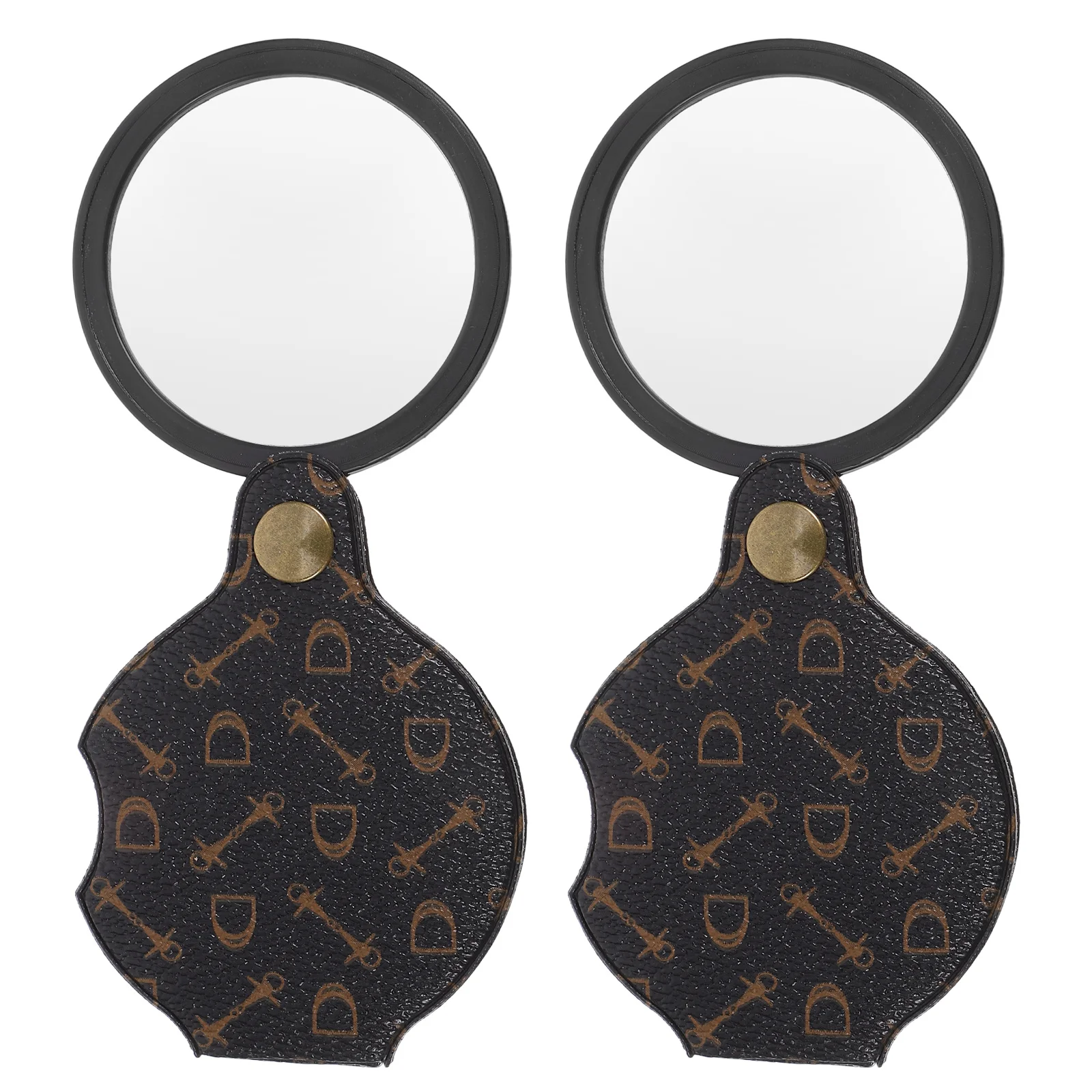 

2Pcs Portable 15X Magnifying Glass Keychain Compact Handheld Lens for Antiques Gems Precision Work Easy Carry Design