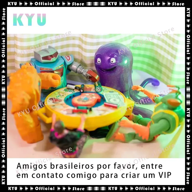 D-KOp Handmade Customized Product Handmade Artist Pixar Disney Toy Story STRETCH Octopus Model Decoration Rubber Soft