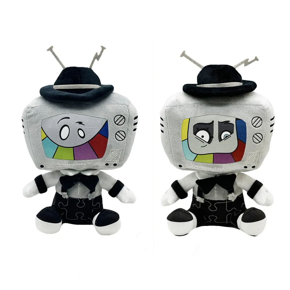 

TV Head Character Plush Toy Cute Soft Stuffed Doll Anime Game Collectible Plushie Gift for Kids Fans