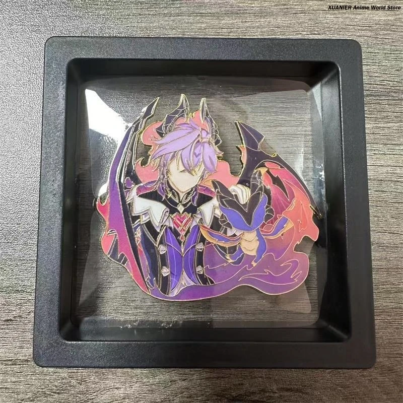 

Game Peripheral Genshin Impact Durin Magic Dragon Metal Badge Cosplay Bedge Brooch Pin Pendant Clothes Ornament Gift