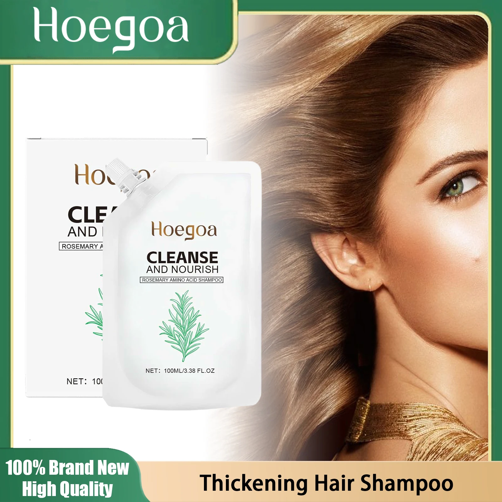 

Шампунь для восстановления роста волос с розмарином, гладкий вьющийся, улучшает выпадение волос, уменьшает масляную секрецию, снимает зуд, шампунь для удаления перхоти на коже головы