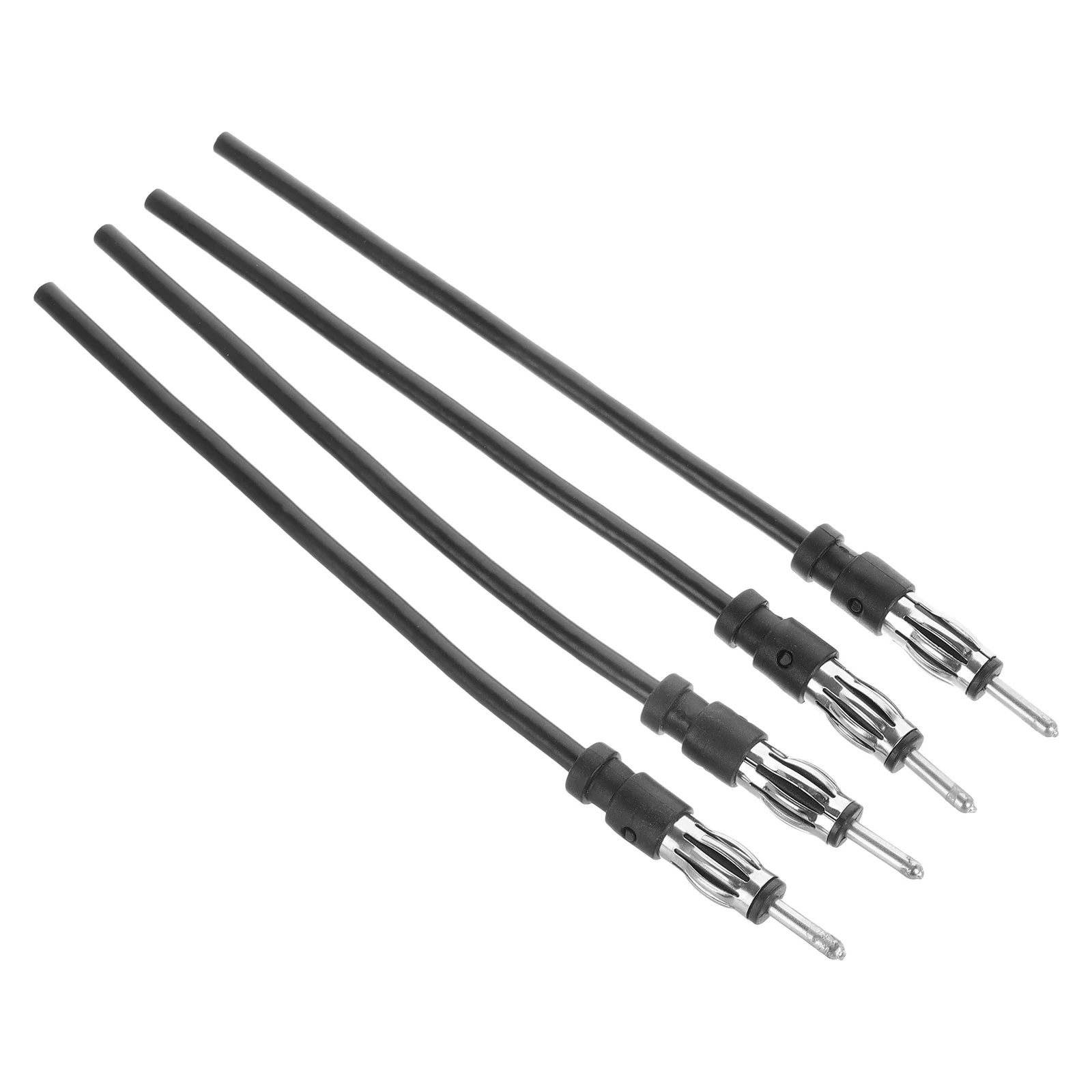 

4Pcs Car Antenna Cable Adapter Direct Fit Replacement for Auto Radios Boost Signal Quality Simple Plug and Play Design