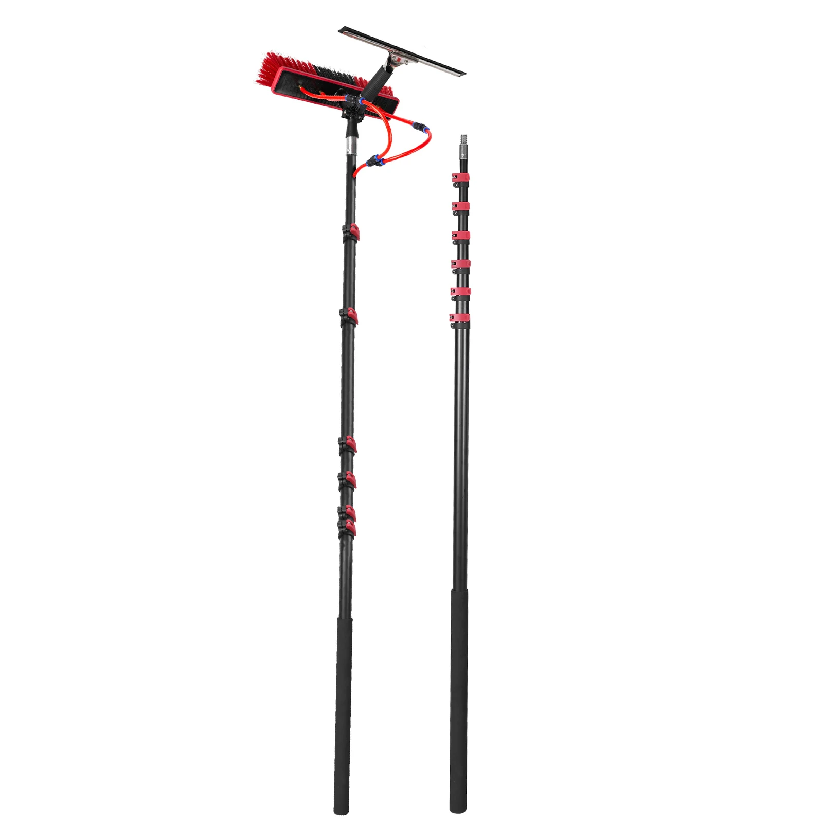 

Набор для чистки солнечных панелей из 11 предметов: телескопическая штанга для мытья окон с подачей воды, система для фотоэлектрических панелей