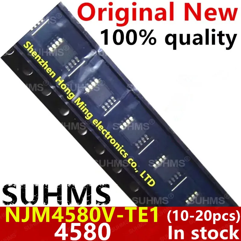 (10-20 pièces) 100% nouveau jeu de puces NJM4580V-TE1 JRC4580 4580 TSSOP-8
