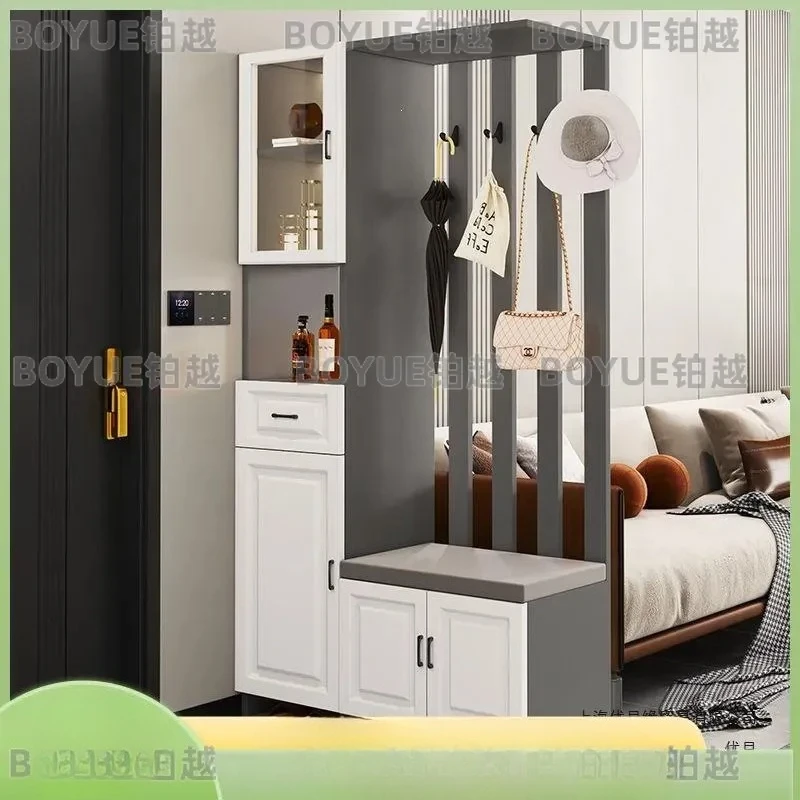 for Light Luxury Door Cabinet Shoe Cabinet Integrated Household Locker Screen Partition Living Room Shielding Cabinet Modern