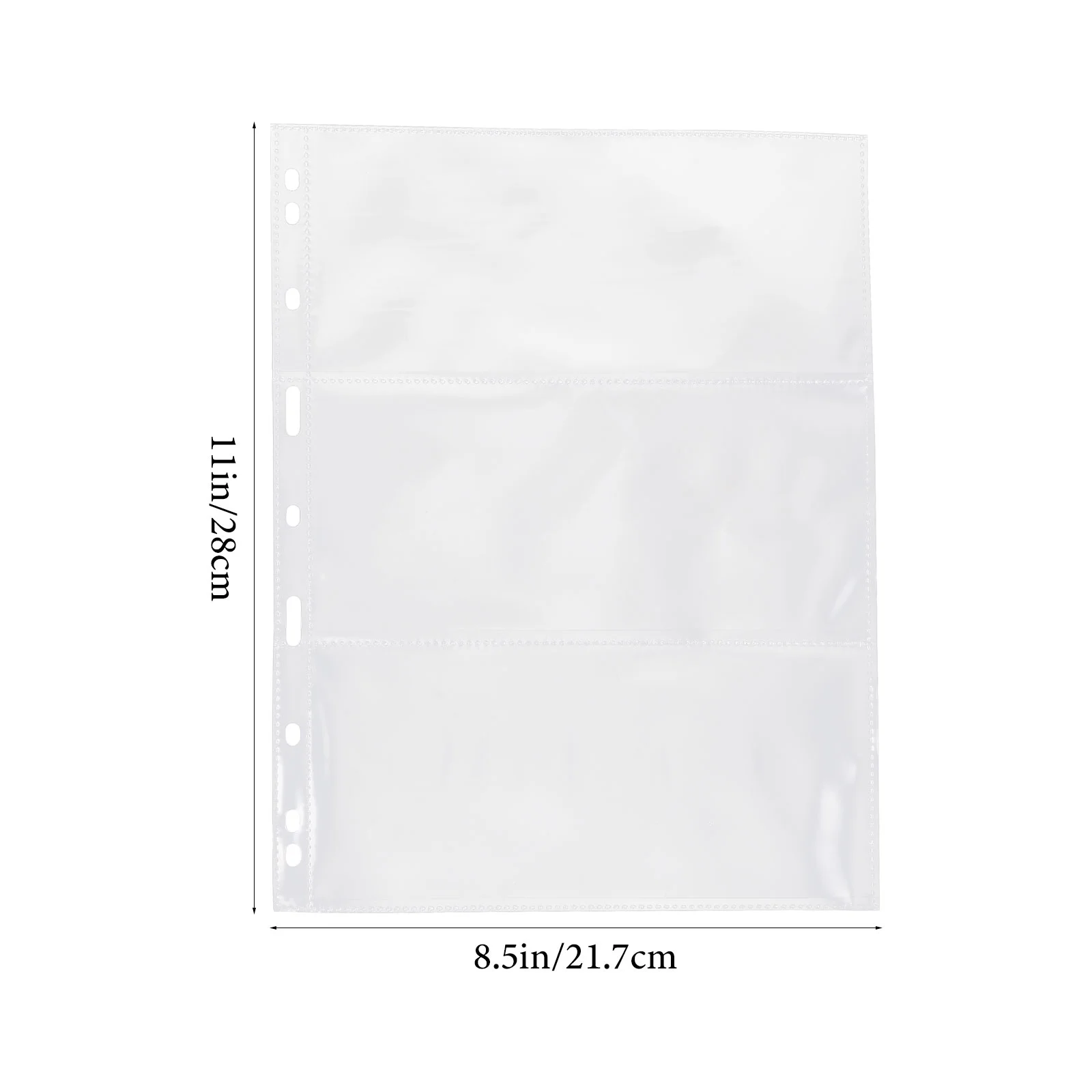 10 Pcs Banknote Book Photo Albums Cards Multi-function Tickets Holder Pages Loose Leaf Pockets Binder Sleeves