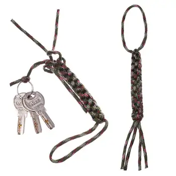 1/2件 7股裝飾鑰匙圈 DIY工具求生繩尼龍鏈工具刀吊墜露營玉米結 6 最佳銷售 掛繩刀 - №6